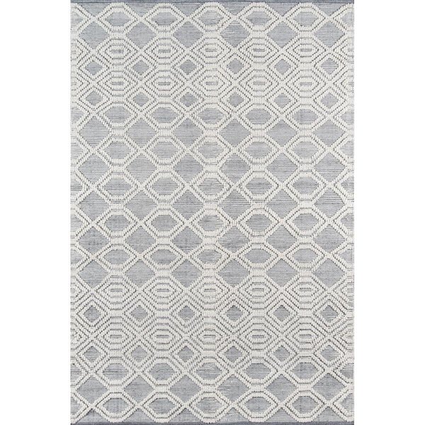Momeni 7 ft. 9 in. x 9 ft. 9 in. Hermo-1 Hand Tufted Rectangle Area Rug Grey HERMOHRM-1GRY7999